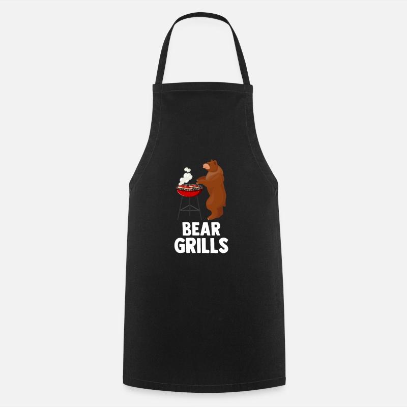 Bear Grills - Kochschürze - Schwarz