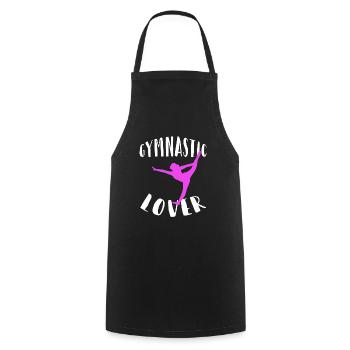 Gymnastics club gymnastics gymnast apparatus gymnastics floor exercise - Cooking Apron - black - Front - AI Model Male 185 dark (185cm)