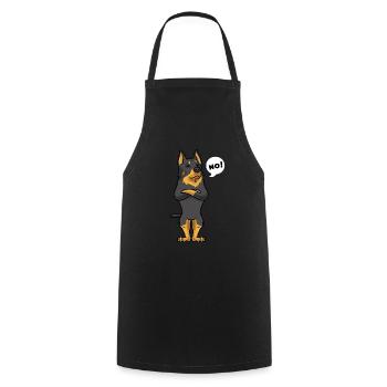 Sturer Beauceron dog funny Berger de Beauce - Cooking Apron - black - Front - AI Model Male 185 dark (185cm)