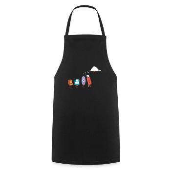 Geek Programmer Computer Engineering Nerd Develope - Kochschürze - Schwarz - Vorne - AI Model Male 185 dark (185cm)
