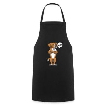 Sturer Nova Scotia Duck Tolling Retriever - Tablier de cuisine - noir - Devant - AI Model Male 185 dark (185cm)