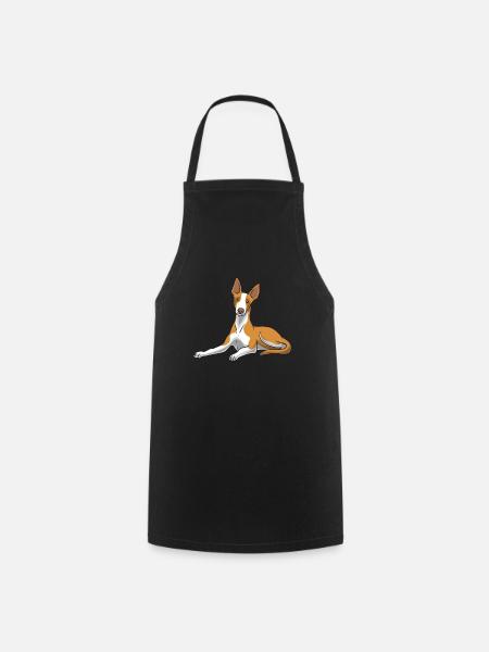 Podenco Hund - Kochschürze - Schwarz