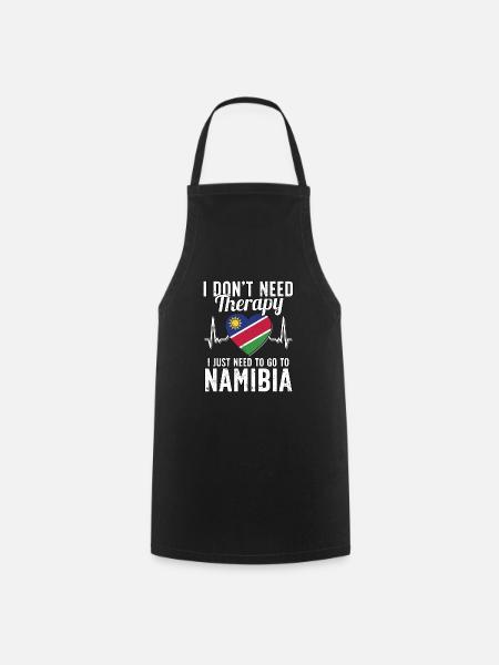 Namibie flag I Namiben Souvenirs - Tablier de cuisine - noir