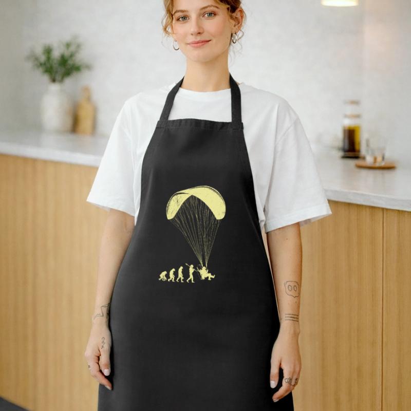 Paramotor Evolution Monkey Human Paraglider Cooking Apron