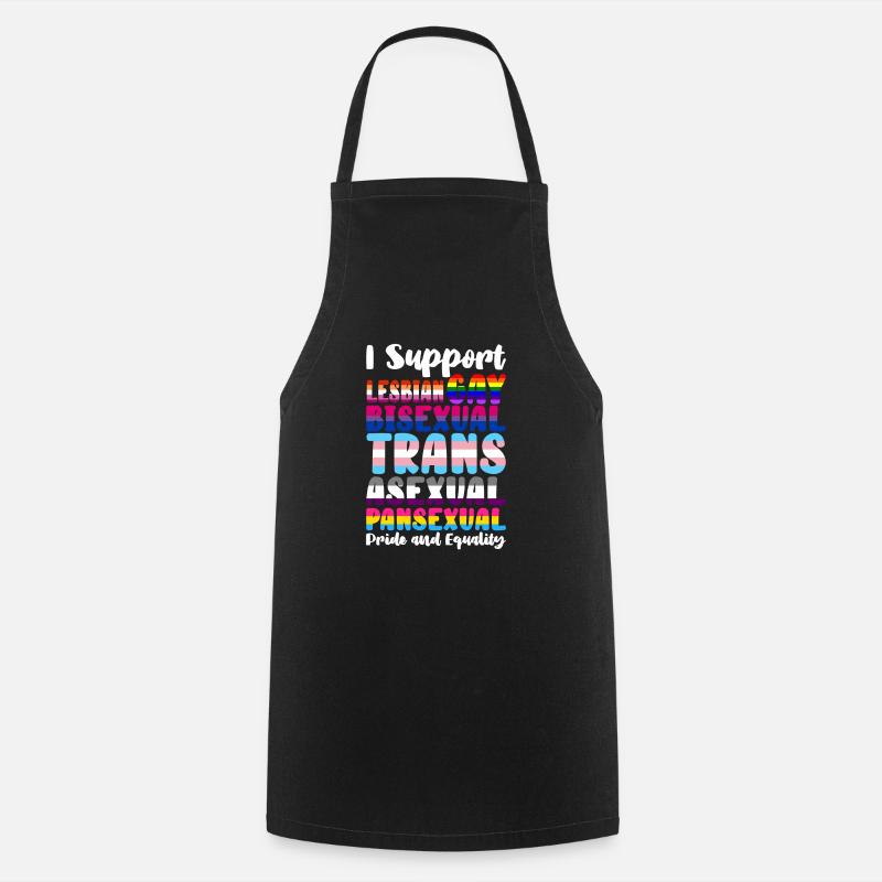 LGBT - Kochschürze - Schwarz