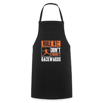 Javelin Thrower Don’t Throw It Backwards Track And - Tablier de cuisine - noir - Devant - AI Model Male 185 dark (185cm)