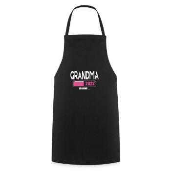 Promoted To Grandma Loading New Grandma 2022 - Cooking Apron - black - Front - AI Model Male 185 dark (185cm)