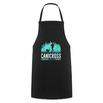 Chiens de train Sport Running avec cadeau canicross chien - Tablier de cuisine - noir - Devant - AI Model Male 185 dark (185cm)