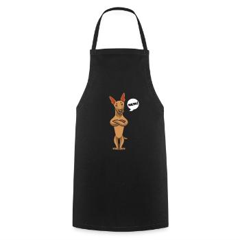 Sturer Podenco Ibicenco Hund lustig Hundefan - Kochschürze - Schwarz - Vorne - AI Model Male 185 dark (185cm)
