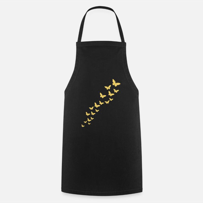 Papillon papillon - Tablier de cuisine - noir