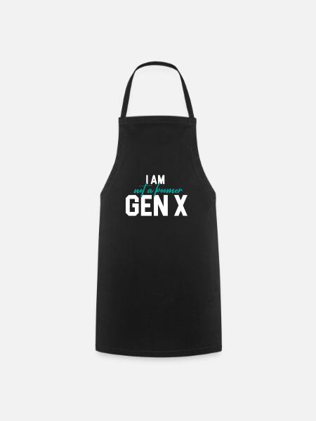 Ich Bin Kein Boomer Silent Generation Gen X - Kochschürze - Schwarz