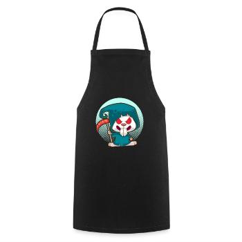 Böser Hase Böser Hasi Lustiges Kaninchen Geschenk - Kochschürze - Schwarz - Vorne - AI Model Male 185 dark (185cm)