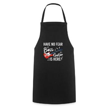 Rocker Rock musique basse guitare basse guitariste - Tablier de cuisine - noir - Devant - AI Model Male 185 dark (185cm)