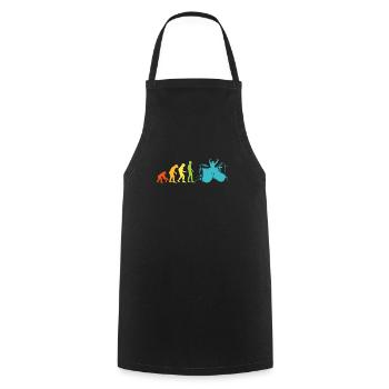 Music Band Drummer Evolution Drumsticks - Cooking Apron - black - Front - AI Model Male 185 dark (185cm)