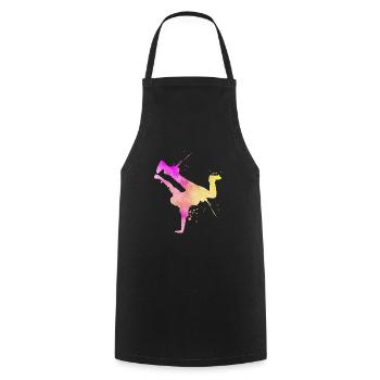 Breakdance Street Art Breakdancer Hip Hop - Kochschürze - Schwarz - Vorne - AI Model Male 185 dark (185cm)