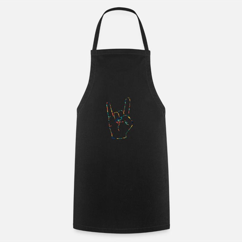Heavy metal - Cooking Apron - black