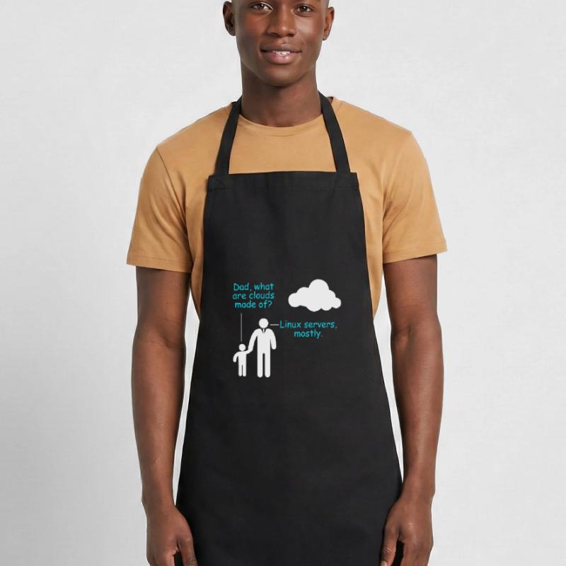 Coder Logiciel Développeur Blague Cloud Linux Server Tablier de cuisine