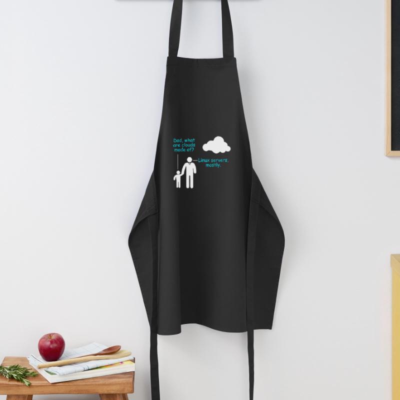 Coder Logiciel Développeur Blague Cloud Linux Server Tablier de cuisine
