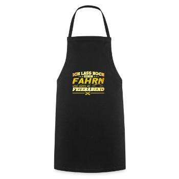Fahrschule Fahrlehrer Fahrschüler Geschenk - Kochschürze - Schwarz - Vorne - AI Model Male 185 dark (185cm)