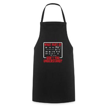 Photographe Photographie Appareil photo Photographe Cadeau - Tablier de cuisine - noir - Devant - AI Model Male 185 dark (185cm)