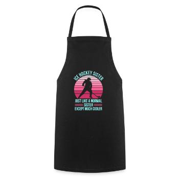 Hockey Eishockey Frauen Lustig Geschenk - Kochschürze - Schwarz - Vorne - AI Model Male 185 dark (185cm)