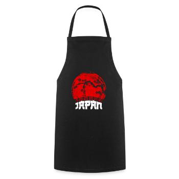 I don't have to do anything I just have to go to Japan - Cooking Apron - black - Front - AI Model Male 185 dark (185cm)