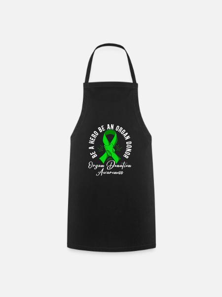 Soyez un héros Soyez un donneur d’organes Don d’organes - Tablier de cuisine - noir