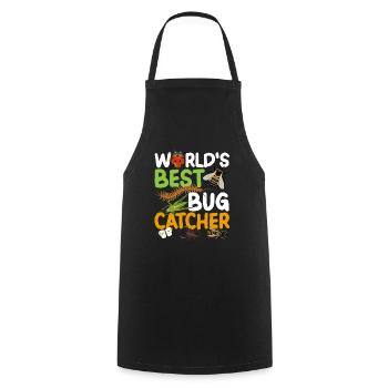 The Best Bug Catcher Entomologist Insects - Cooking Apron - black - Front - AI Model Male 185 dark (185cm)