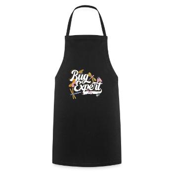Bug Expert Entomology Insects - Cooking Apron - black - Front - AI Model Male 185 dark (185cm)