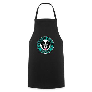 Border Collie Squad I Dog Lover I Border Collie - Cooking Apron - black - Front - AI Model Male 185 dark (185cm)