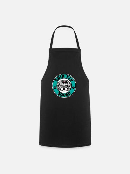 Shih Tzu Squad I Amoureux des chiens I Shih Tzu - Tablier de cuisine - noir