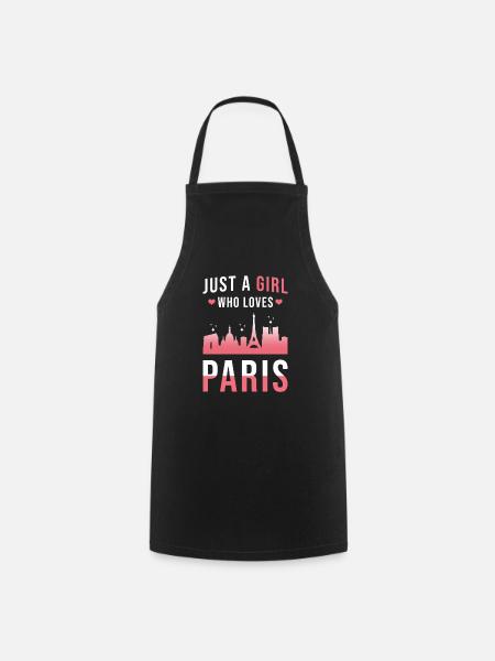Paris - Tablier de cuisine - noir