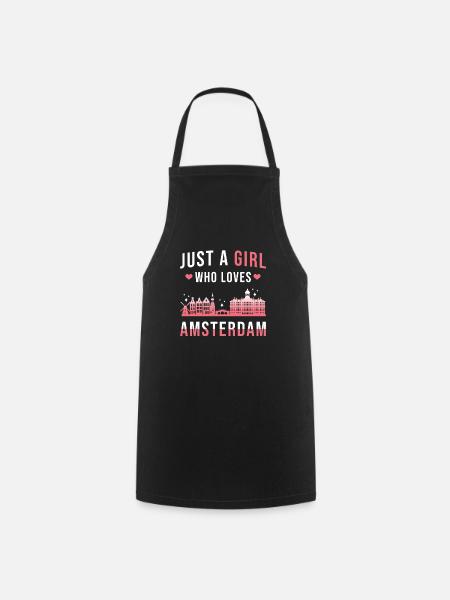 Amsterdam - Tablier de cuisine - noir