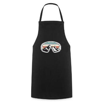 Snowboard Snowboarder Snowboard Sports d’hiver - Tablier de cuisine - noir - Devant - AI Model Male 185 dark (185cm)