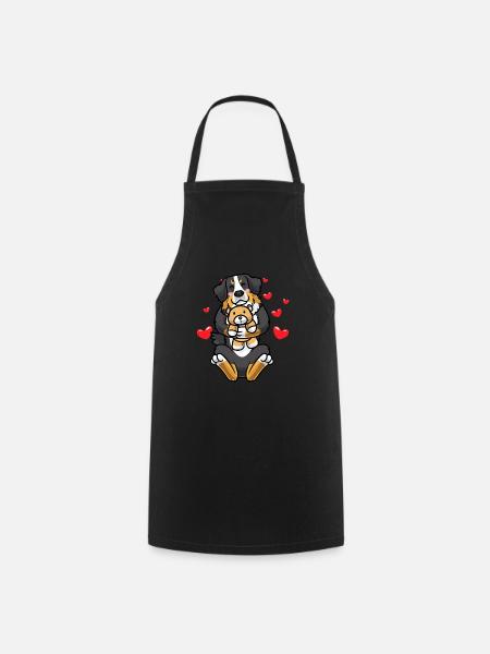 Bouvier bernois Dürrbächler Chien Bernois - Tablier de cuisine - noir