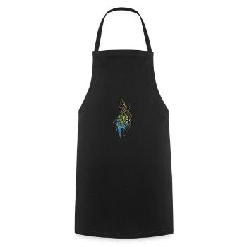 Bier Brauer I Hopfen Malz Bierbrauer Motiv für - Kochschürze - Schwarz - Vorne - AI Model Male 185 dark (185cm)