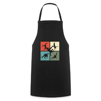 Breakdance BBoy BGirl Streetdance Breakdance - Kochschürze - Schwarz - Vorne - AI Model Male 185 dark (185cm)