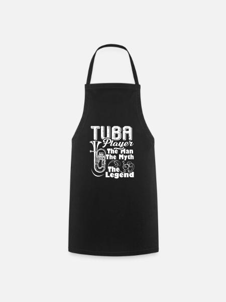 Tuba Tuba Player - Cooking Apron - black