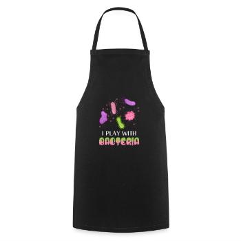 Biology Saying - Cooking Apron - black - Front - AI Model Male 185 dark (185cm)