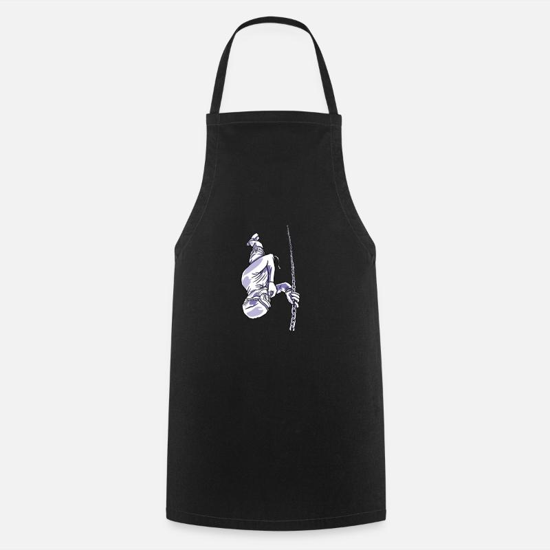 Apnée Plongée apnée Respiration Apnée Plongée profonde - Tablier de cuisine - noir