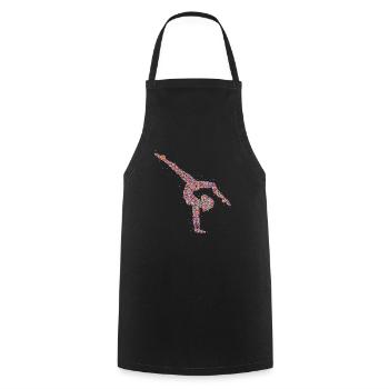 Gymnastics Gymnastics Gymnast - Cooking Apron - black - Front - AI Model Male 185 dark (185cm)