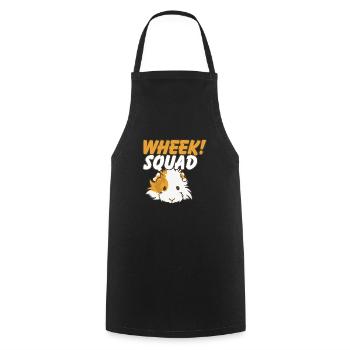 Pet Lover I Furry Potato I Cute Guinea Pig I - Cooking Apron - black - Front - AI Model Male 185 dark (185cm)