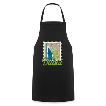 Dubai United Arab Emirates The Palm - Cooking Apron - black - Front - AI Model Male 185 dark (185cm)
