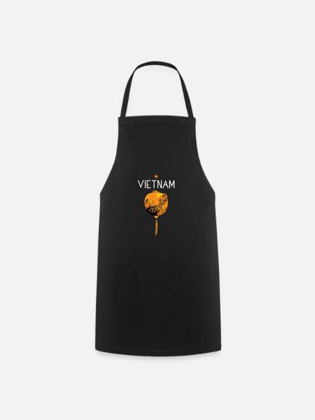 Vietnam I Hanoi Scooter Pho Bo Motif de voyage pour - Tablier de cuisine - noir