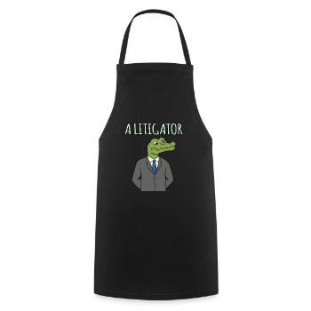 Un avocat plaideur Faculté de droit Rechtsanwalt - Tablier de cuisine - noir - Devant - AI Model Male 185 dark (185cm)