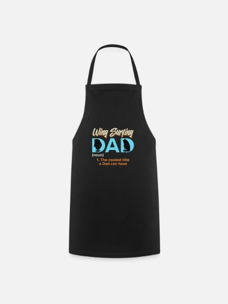 Wing Foiling Papa Wing Surf Wing Foil - Tablier de cuisine - noir
