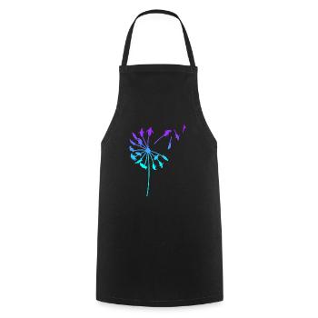 Pingouin Pissenlit Pissenlit Art Moderne - Tablier de cuisine - noir - Devant - AI Model Male 185 dark (185cm)