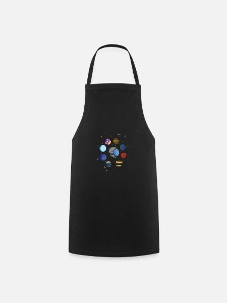 Astronaut - Cooking Apron - black