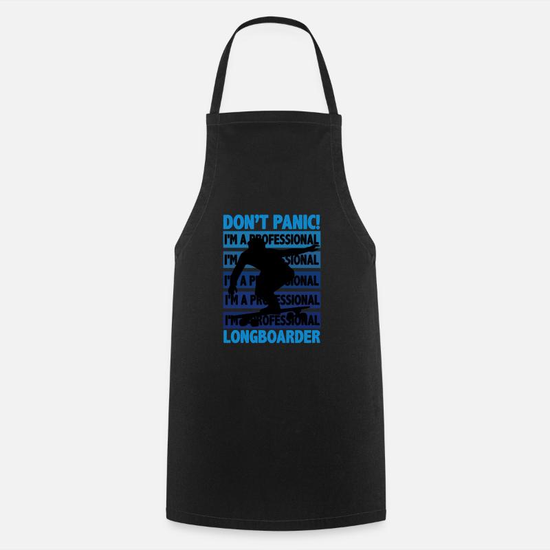 Longboard - Tablier de cuisine - noir