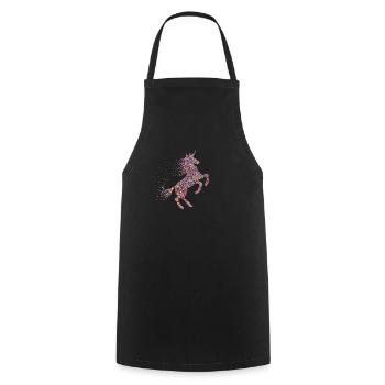 Licorne Licorne Cadeau Licorne - Tablier de cuisine - noir - Devant - AI Model Male 185 dark (185cm)